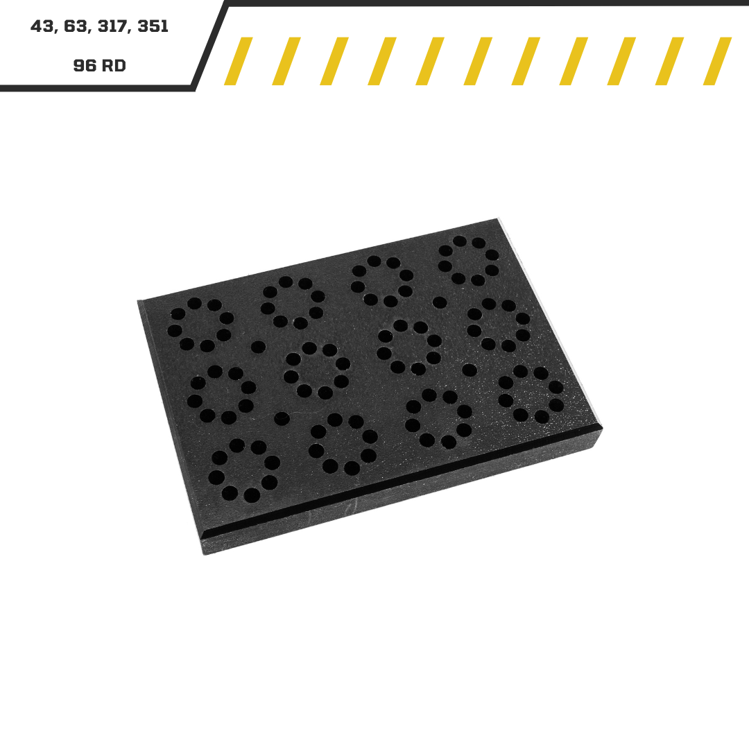 S&W 63 43C .22LR 8-Shot Speedloader Loading Block – 96 Round Ammo Board