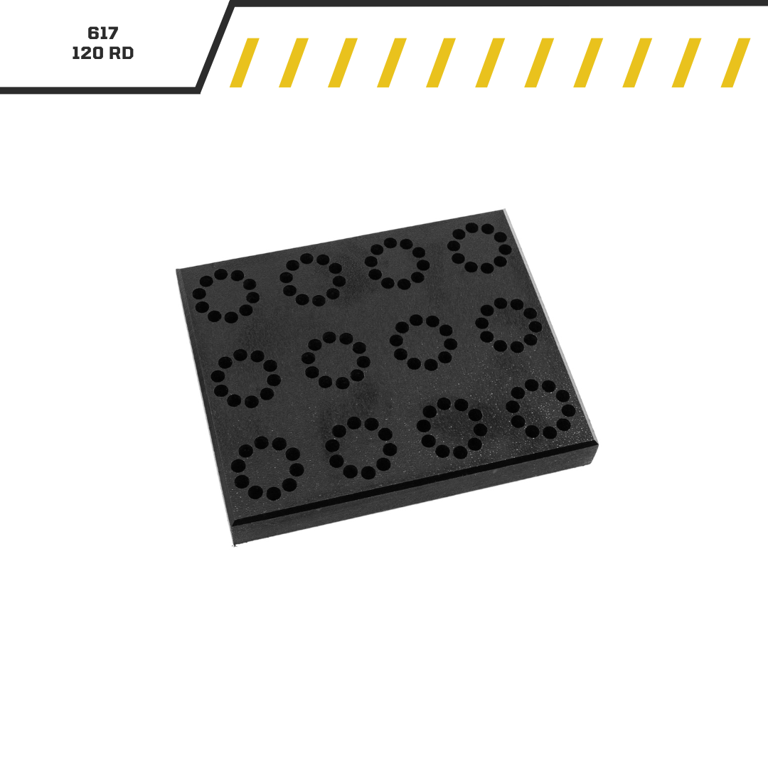 S&W 617 10-Shot .22LR Speedloader Loading Block – 120 Round Ammo Board