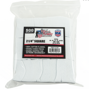 2 1/4" Square Gun Cleaning Patches .38-.45 / 9MM-10MM