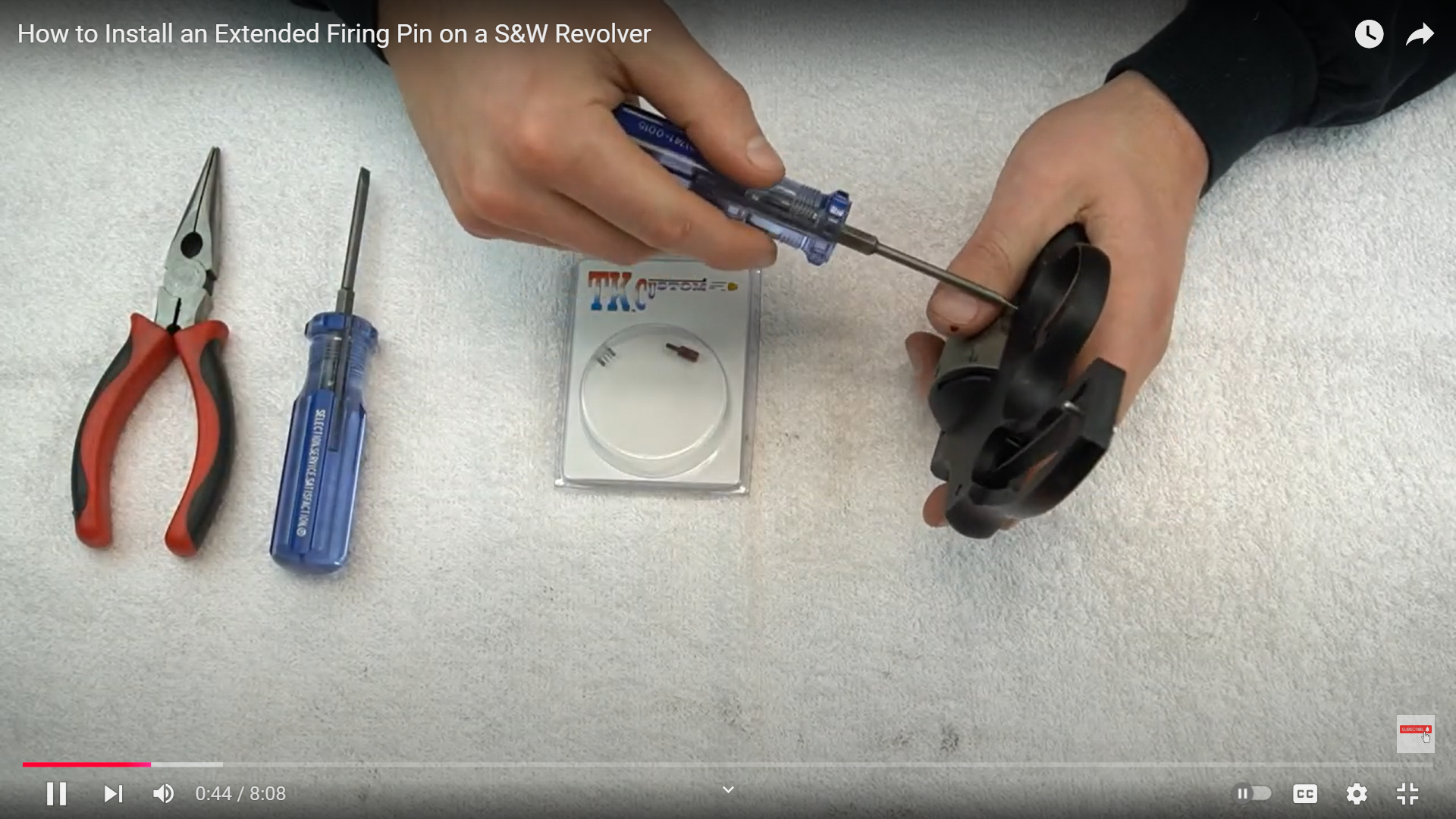 How to Install an Extended Firing Pin on a S&W Revolver