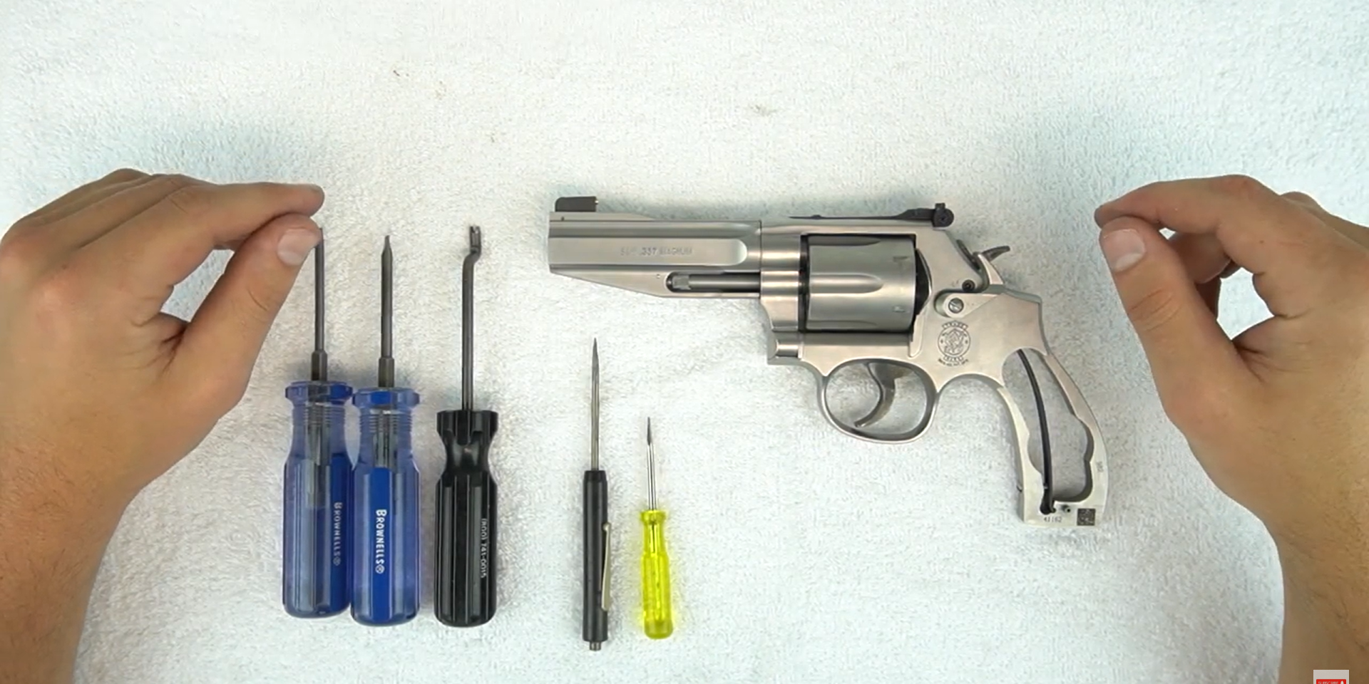 How to disassemble a S&W revolver, DYI Guide