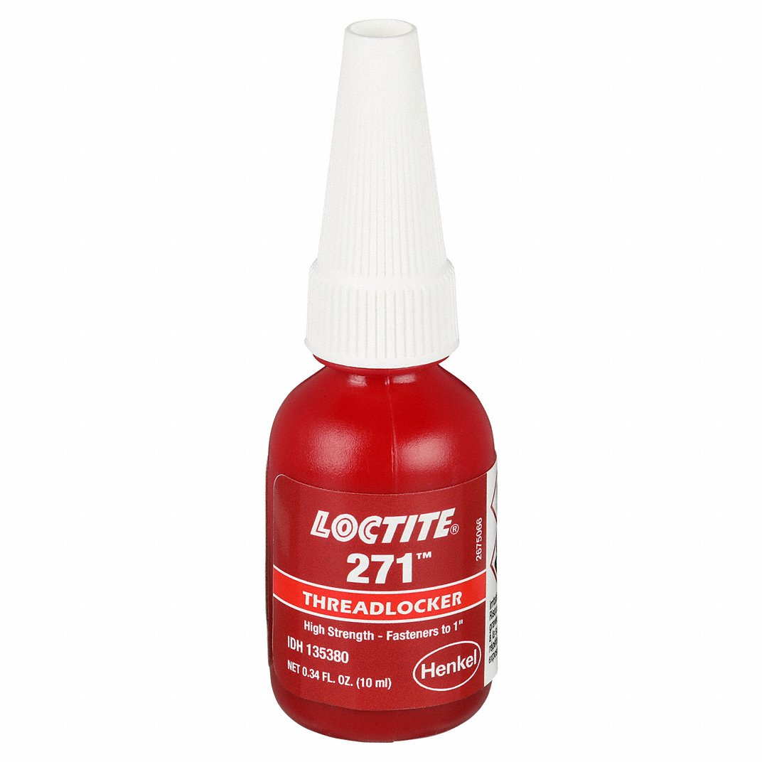 Loctite High Strength Red #271 Threadlocker for Secure Firearm Assembly and Maintenance