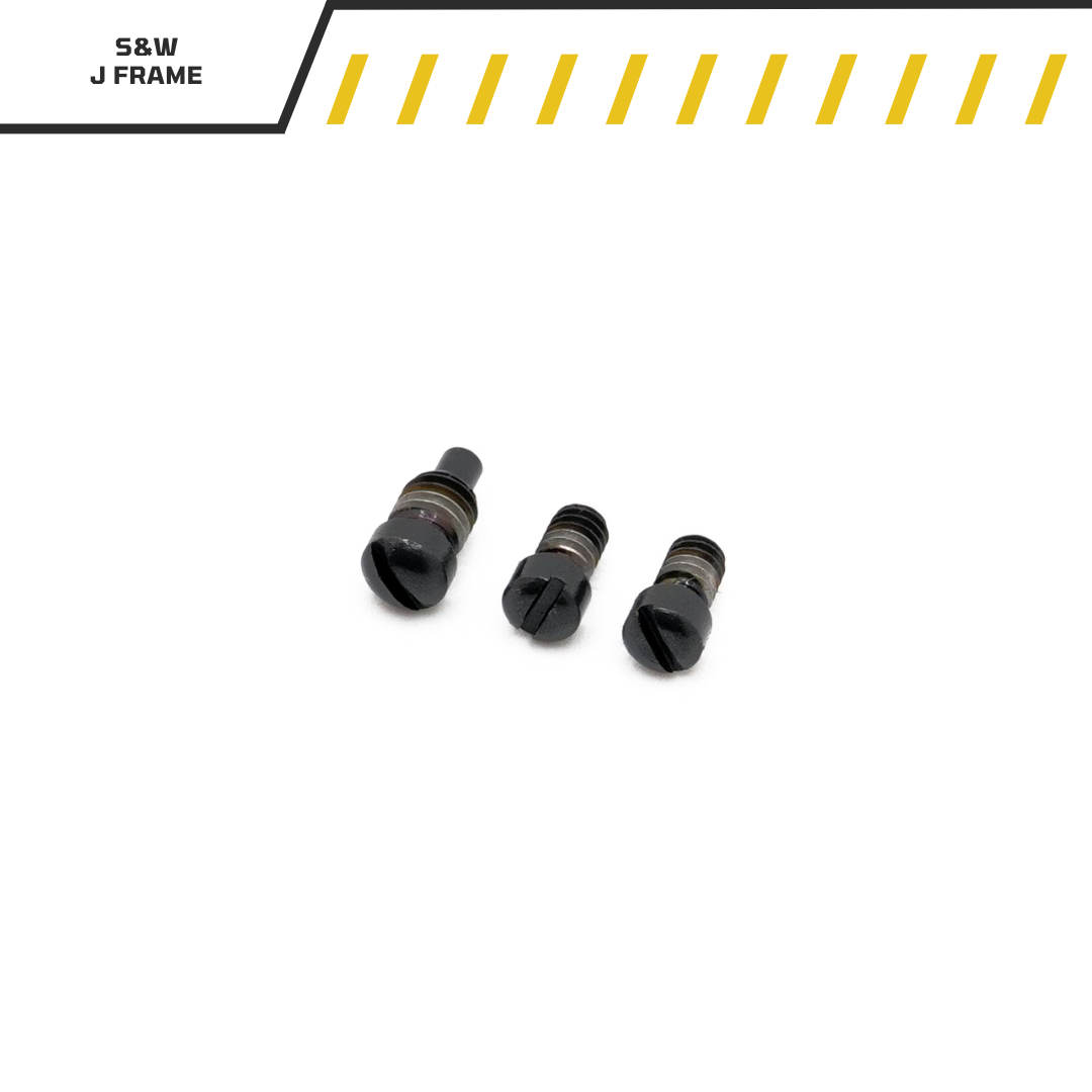 S&W Revolver J Frame Side Plate Screw Set *BLUE*