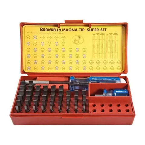 Magna-Tip 44 Bit Professional Screwdriver Set for Precision Firearm Maintenance and Assembly