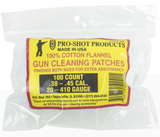 2 1/4" Square Gun Cleaning Patches .38-.45 / 9MM-10MM