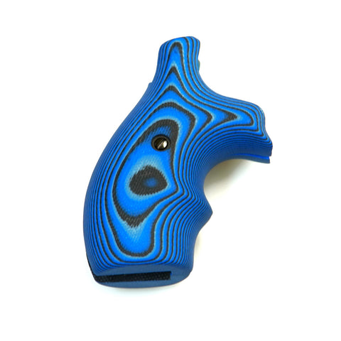 Hogue Extreme Series G10 Blue Smith Wesson J Frame Revolver Grips