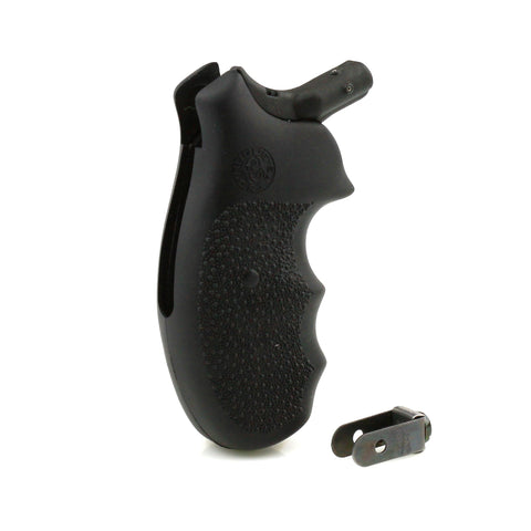 Hogue J-Frame Round Butt Laser Enhanced Grip (Red)